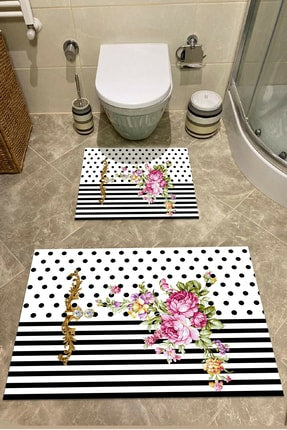 BELADOR Bathroom Rugs Sets 2 Piece - Plush Bath Mat Set Quick-Dry
